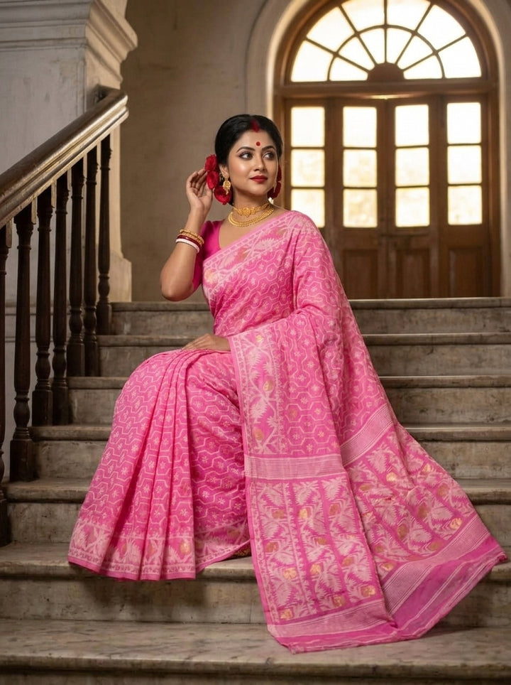 Swarnamayi Jamdani Saree