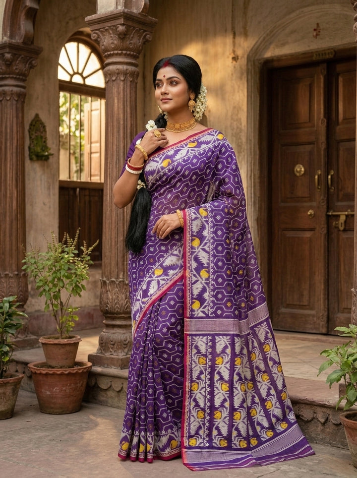 Swarnamayi Jamdani Saree