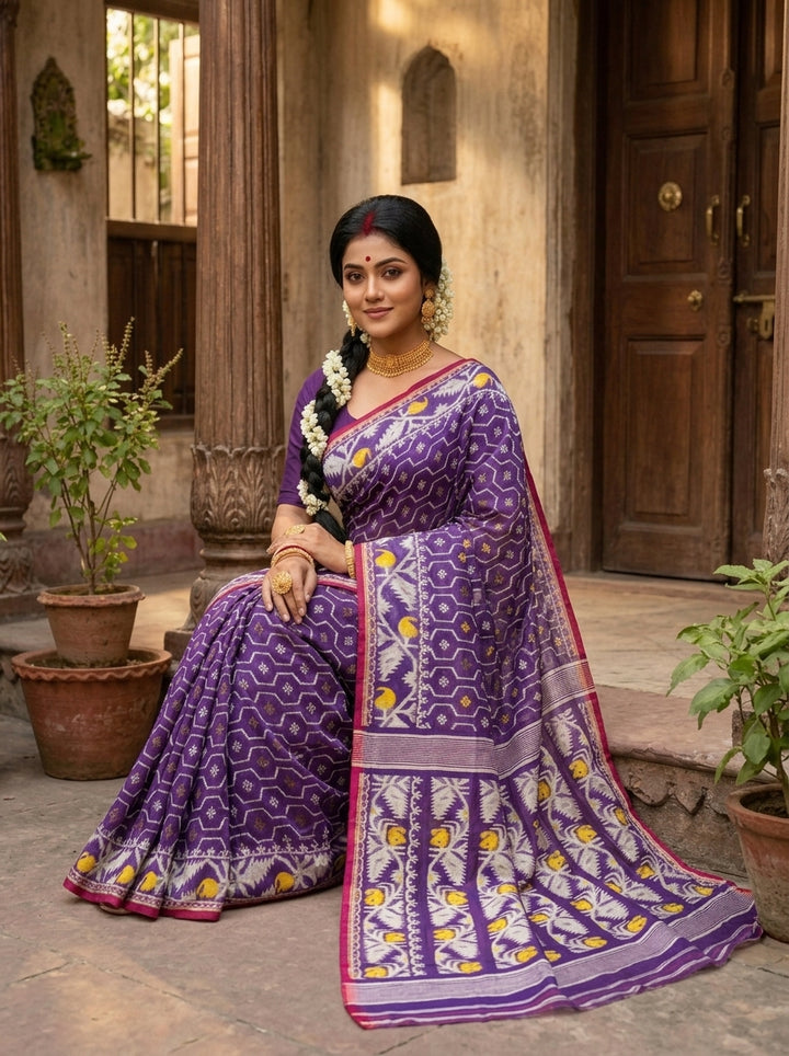 Swarnamayi Jamdani Saree