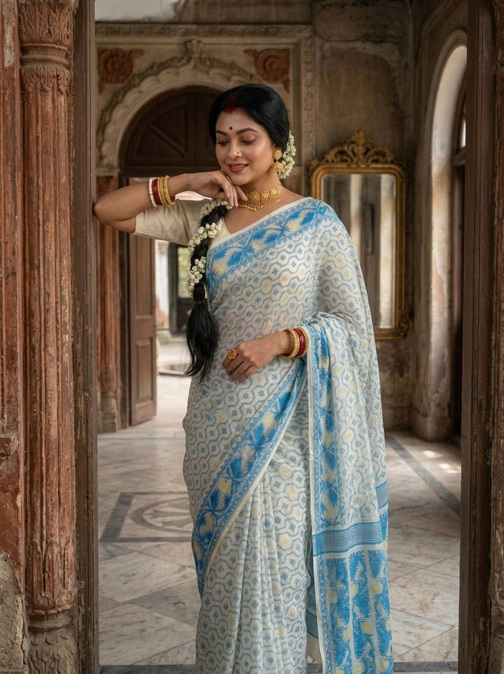 Swarnamayi Jamdani Saree