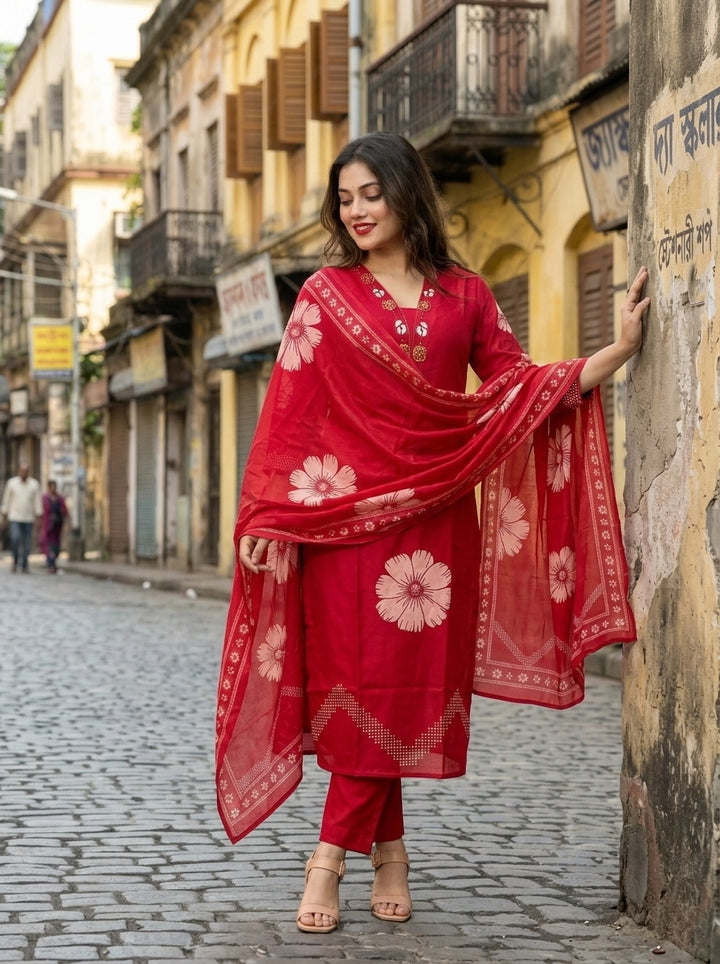 Cheers To Love Cotton Suit Set