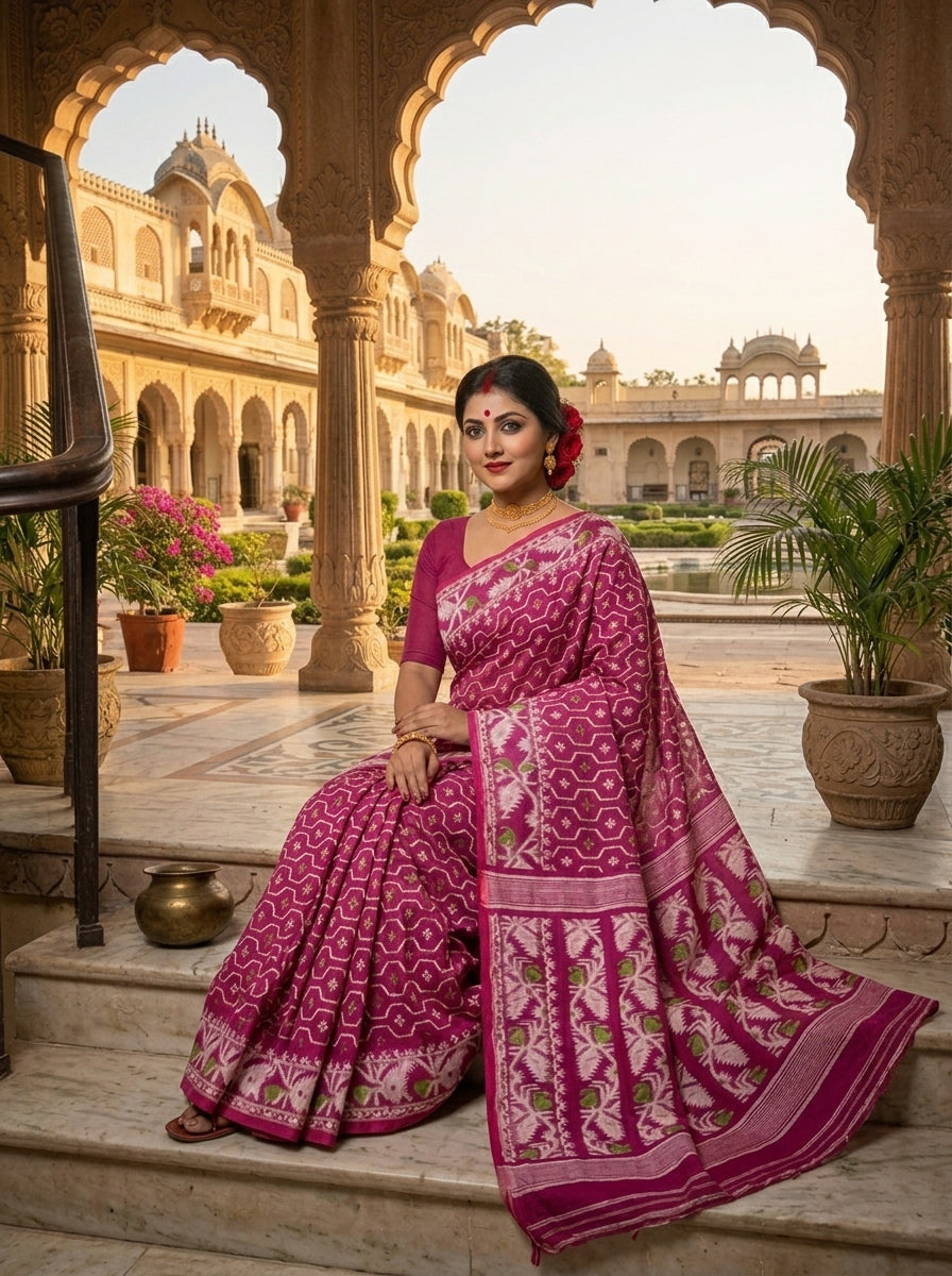 Swarnamayi Jamdani Saree