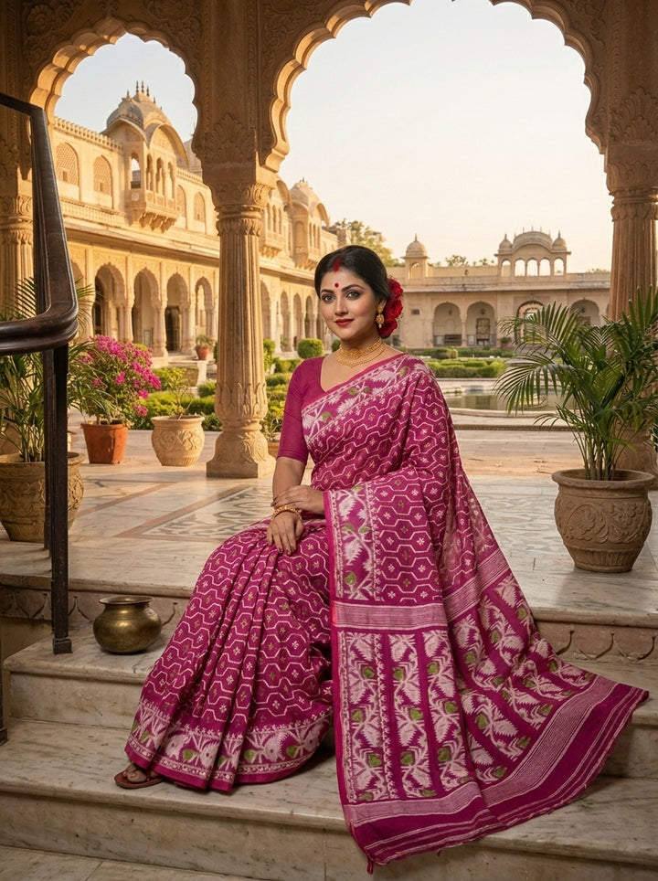 Swarnamayi Jamdani Saree