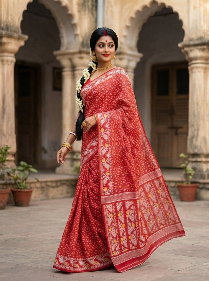 Swarnamayi Jamdani Saree