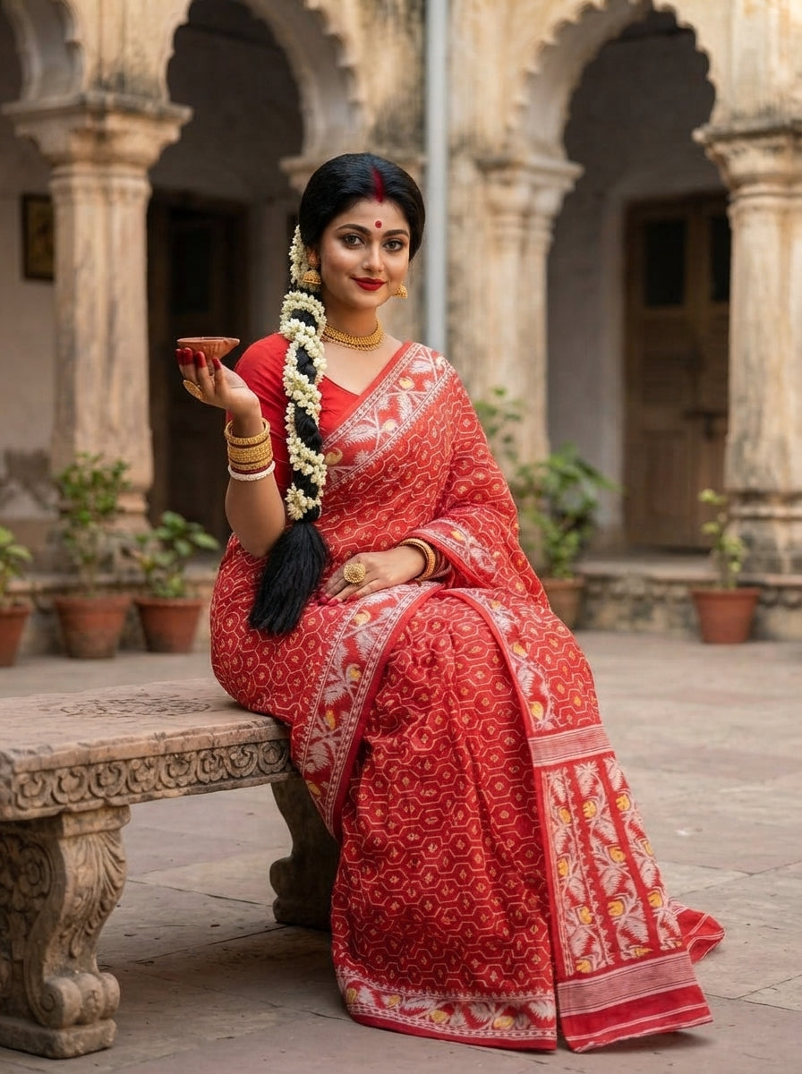 Swarnamayi Jamdani Saree