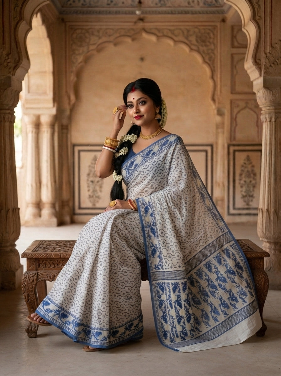 Swarnamayi Jamdani Saree