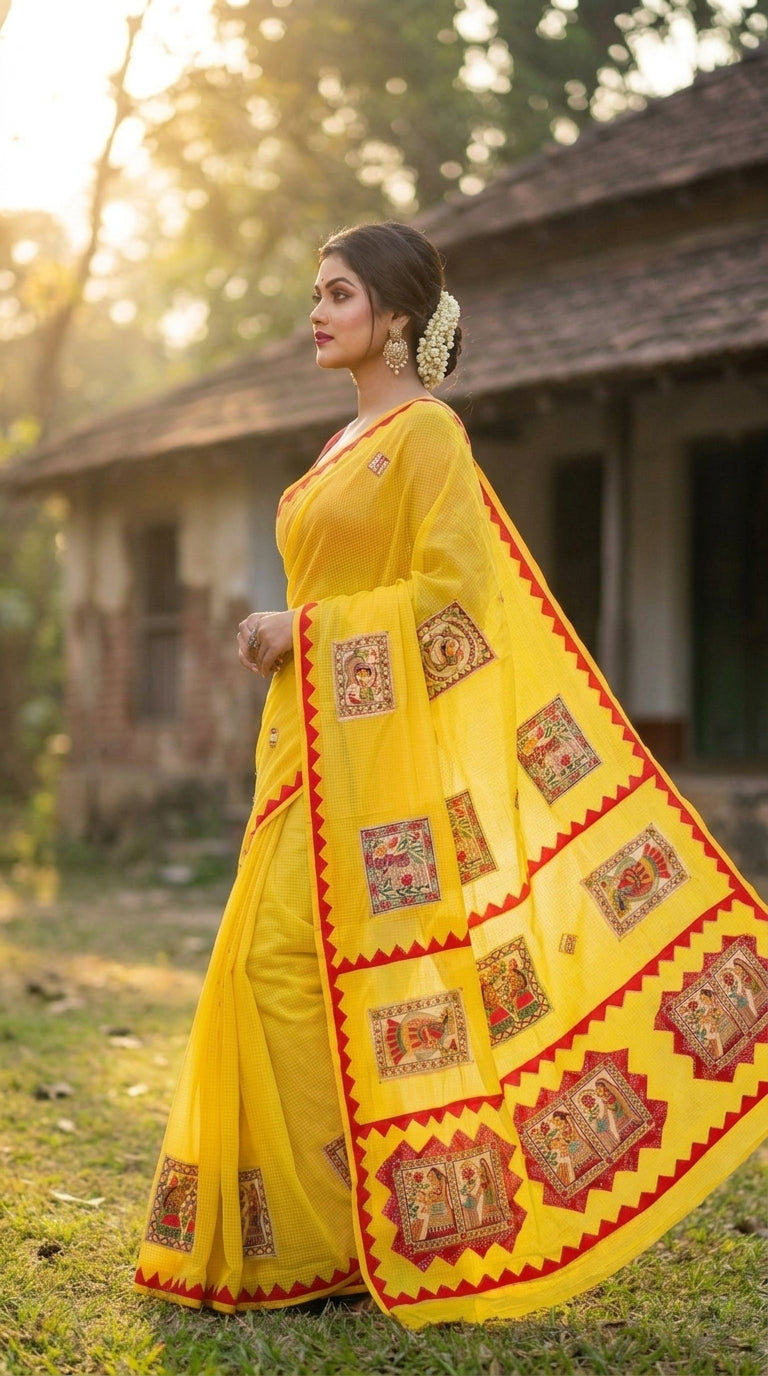 Madhubani Maya Kota Saree