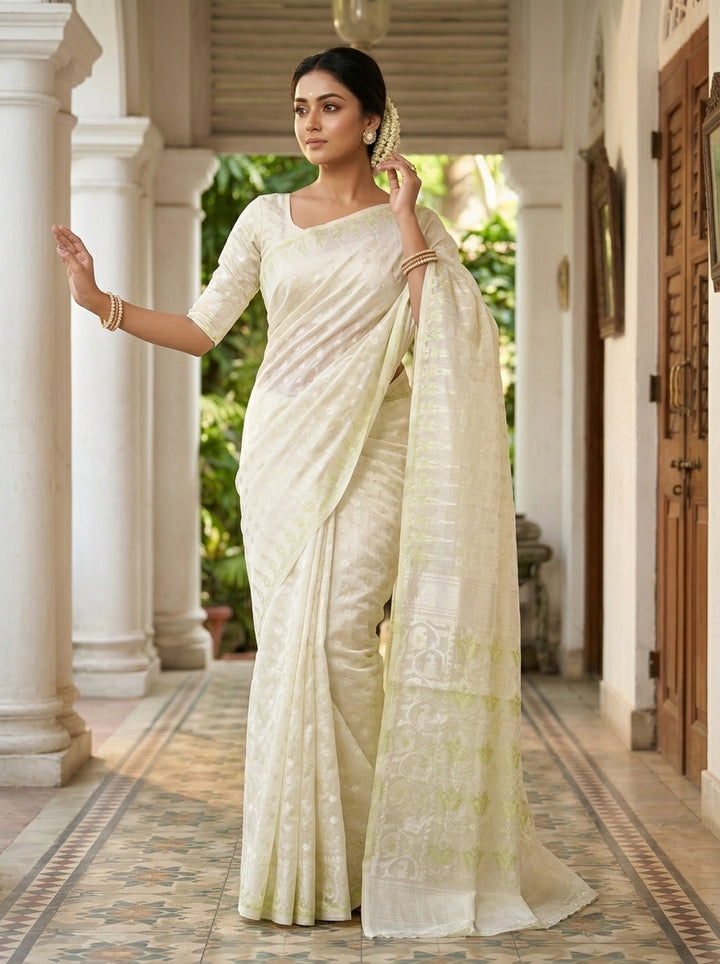 Moner Alo-Bengal Jamdani Saree