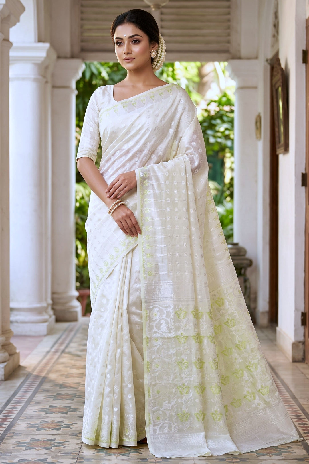 Moner Alo-Bengal Jamdani Saree
