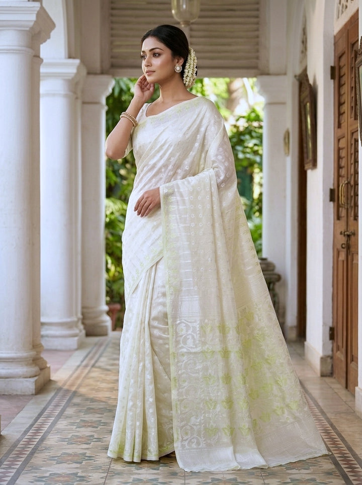 Moner Alo-Bengal Jamdani Saree