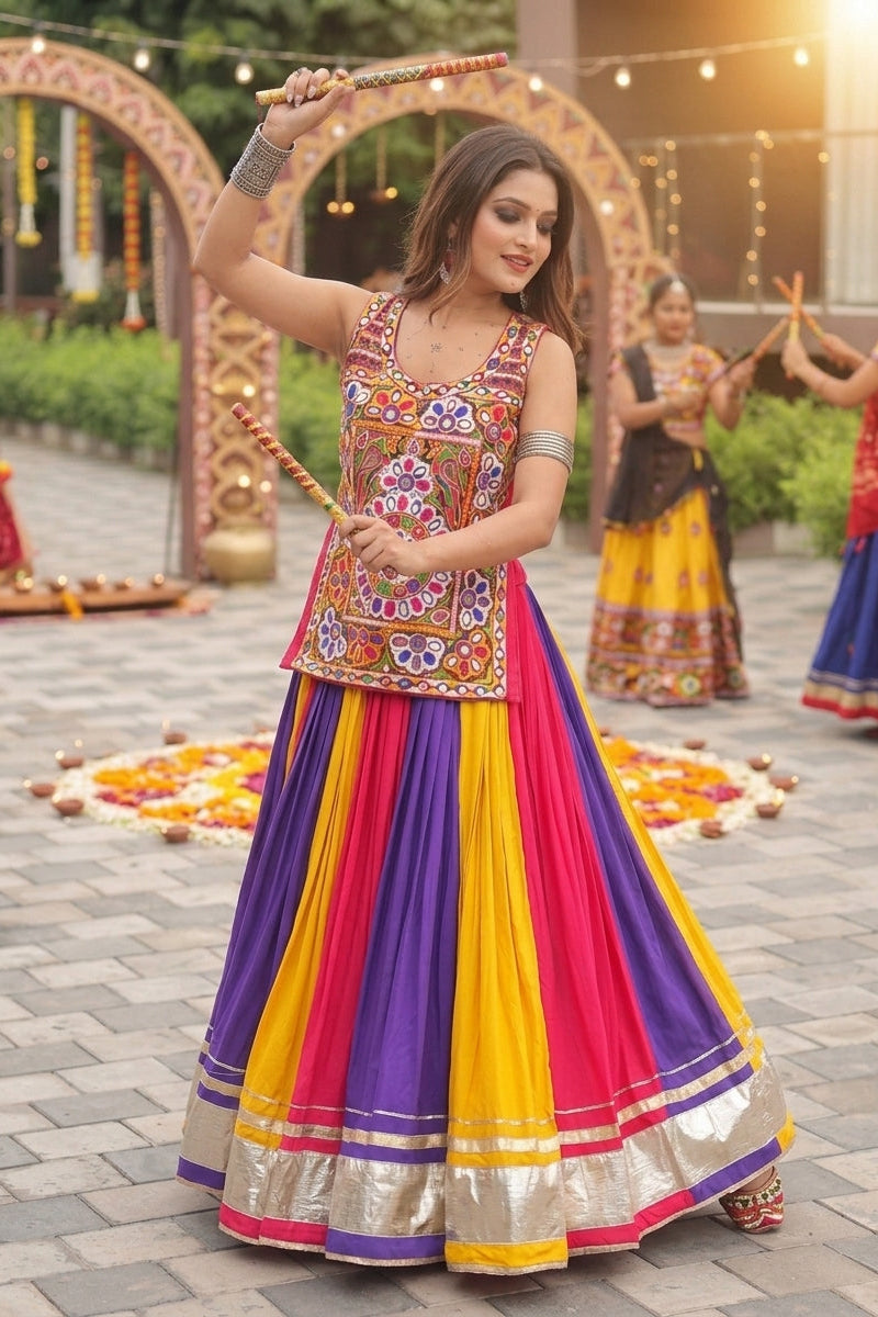 Navrang Noor Cotton Lehenga