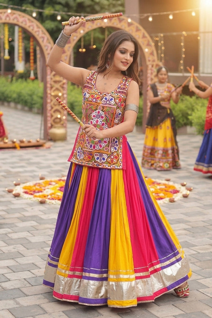 Navrang Noor Cotton Lehenga
