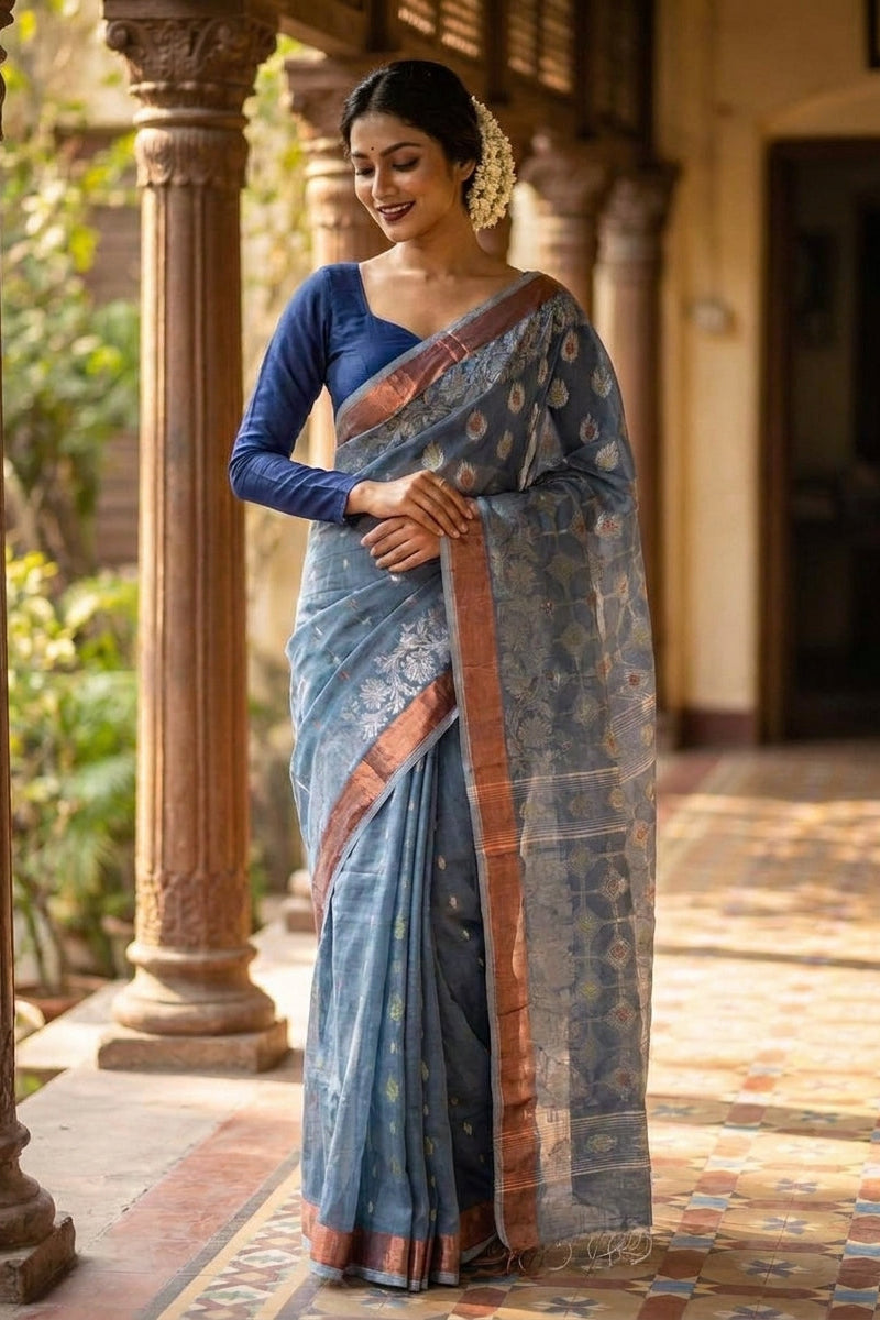 Rajeshwari Banarasi Khadi Saree