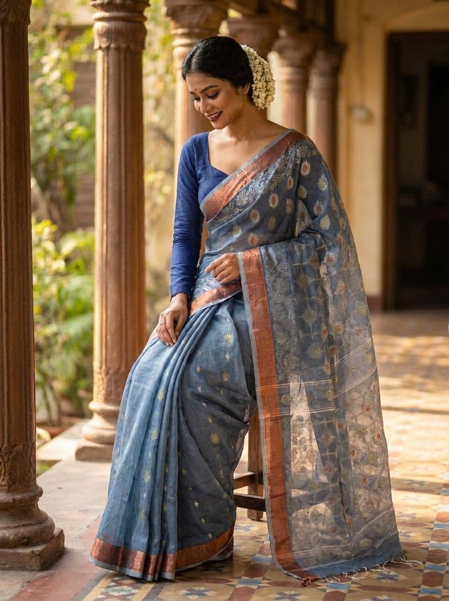 Rajeshwari Banarasi Khadi Saree