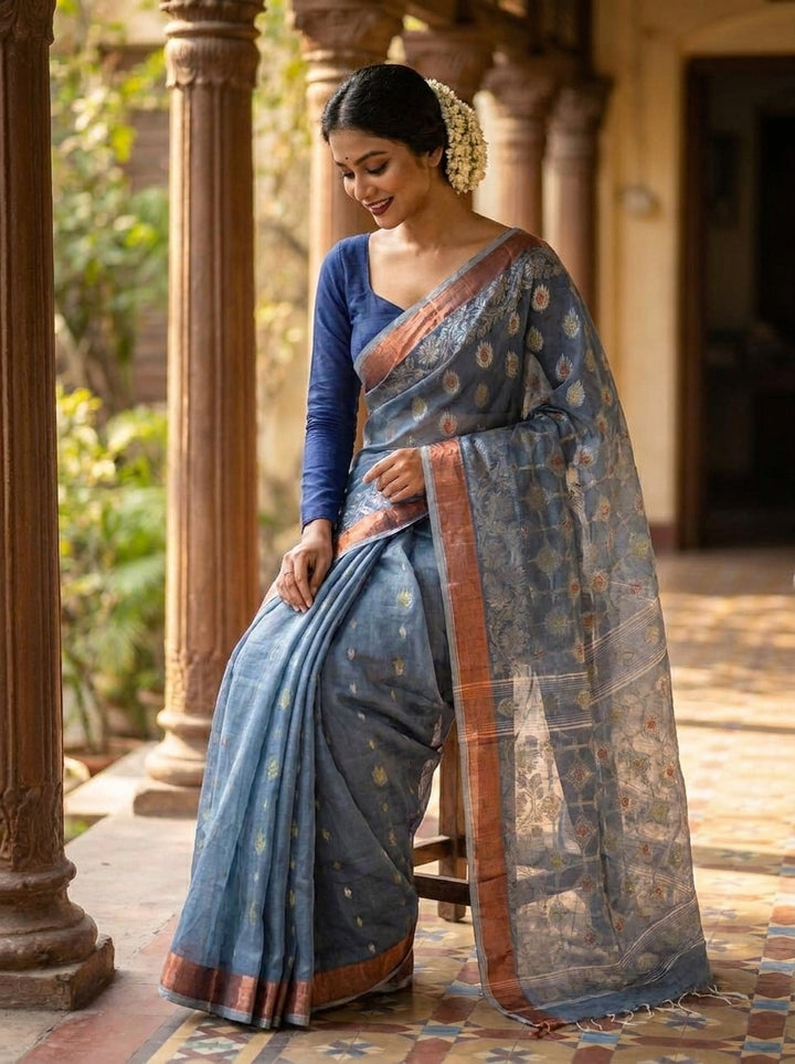 Rajeshwari Banarasi Khadi Saree