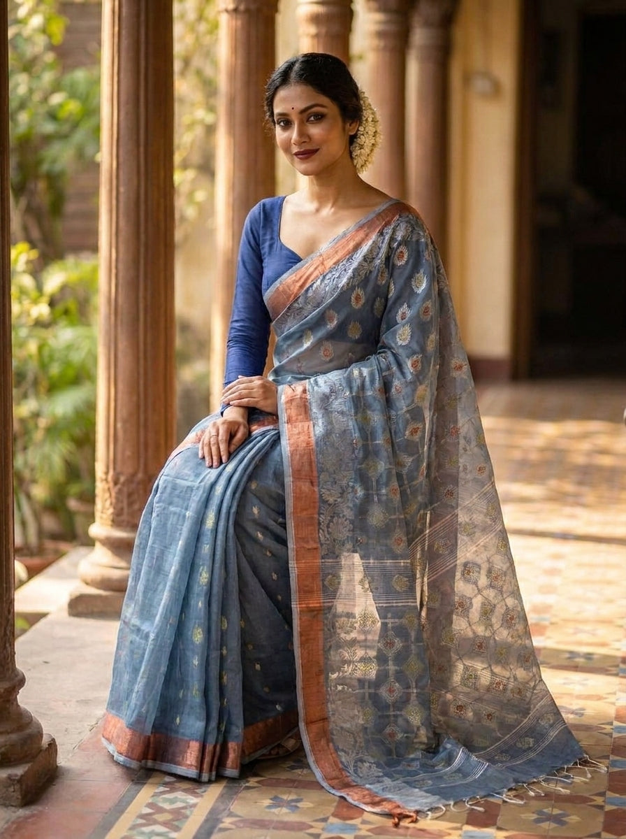 Rajeshwari Banarasi Khadi Saree