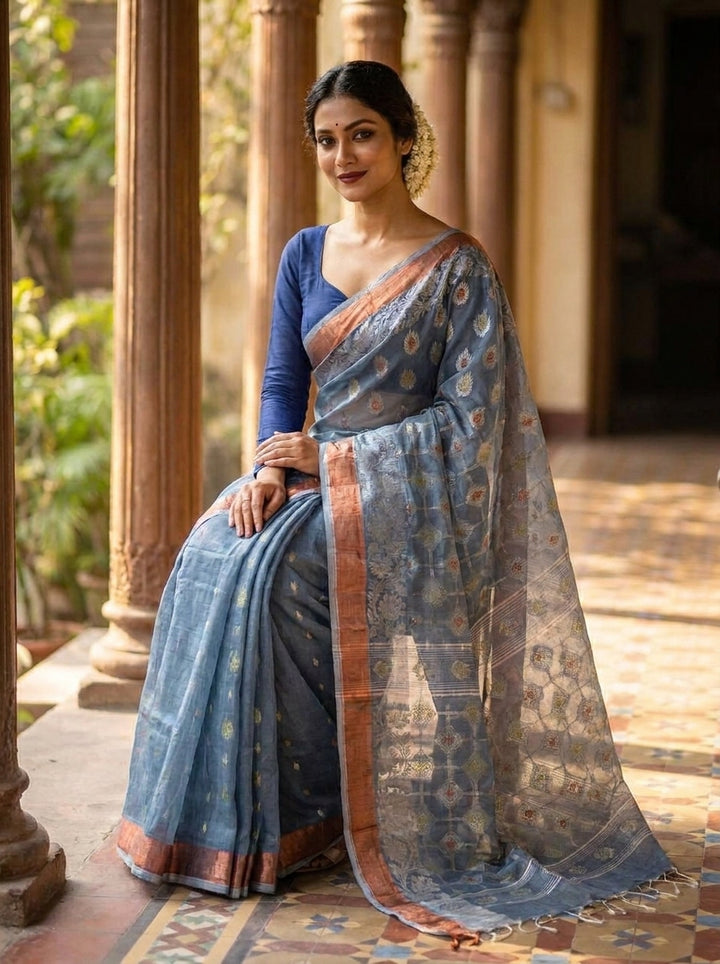 Rajeshwari Banarasi Khadi Saree