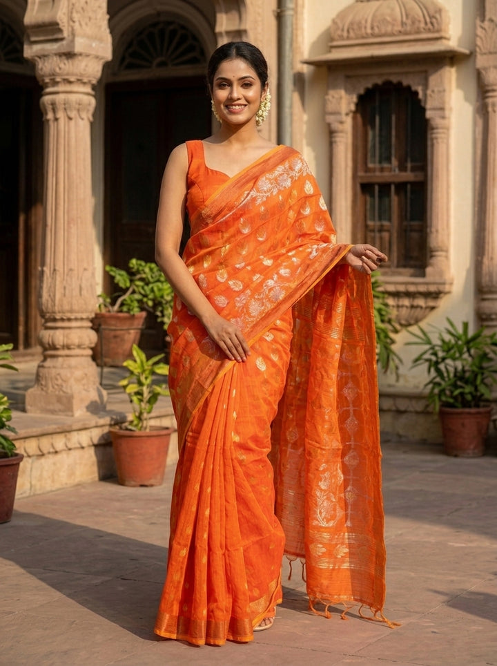 Rajeshwari Banarasi Khadi Saree