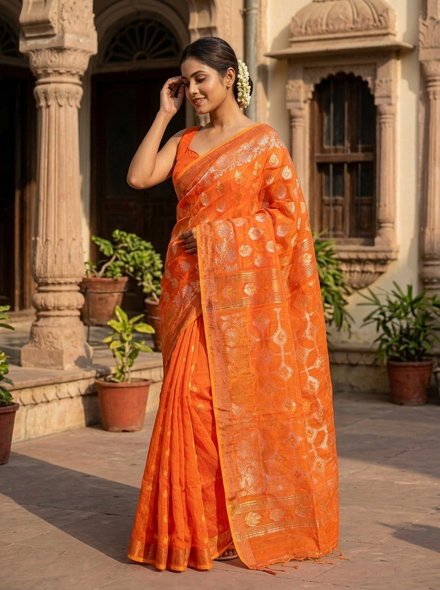 Rajeshwari Banarasi Khadi Saree