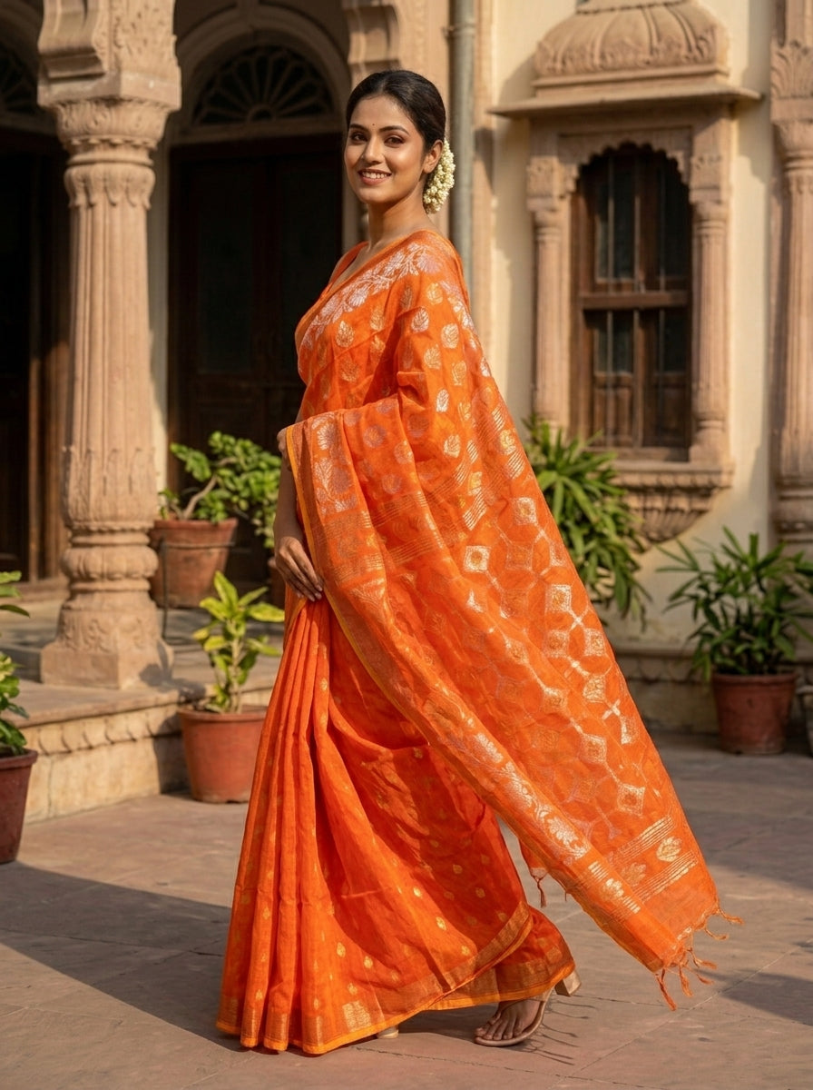 Rajeshwari Banarasi Khadi Saree
