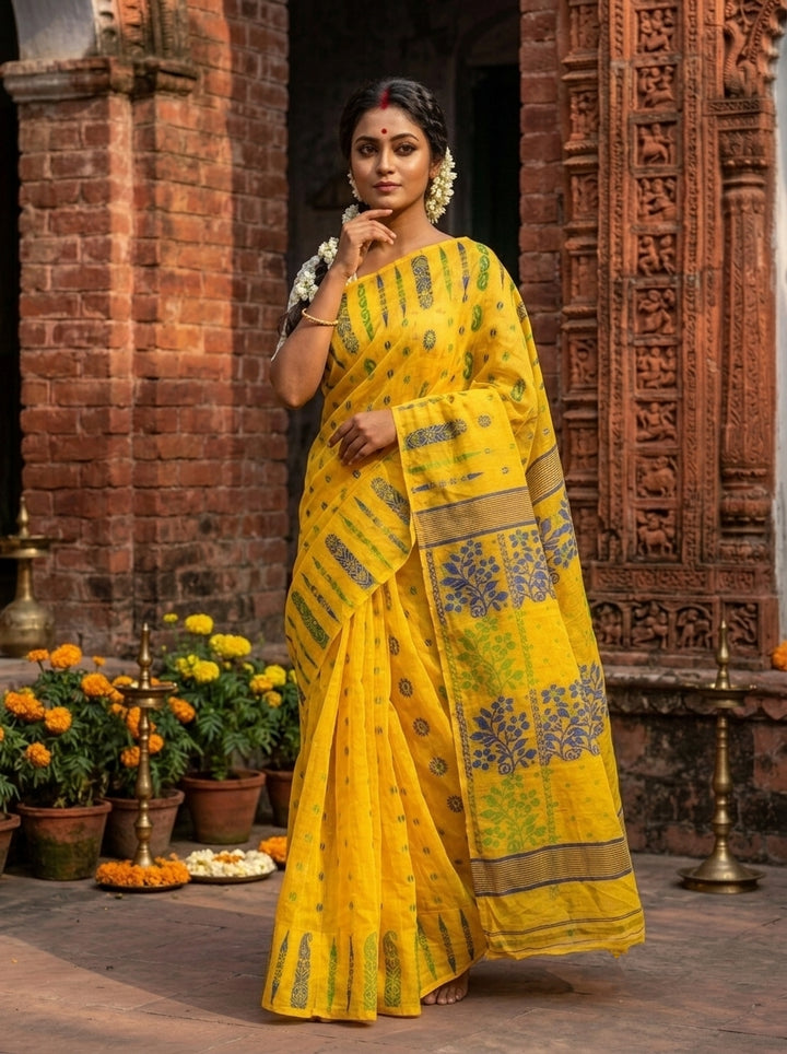 Oishika Bengal Jamdani Saree