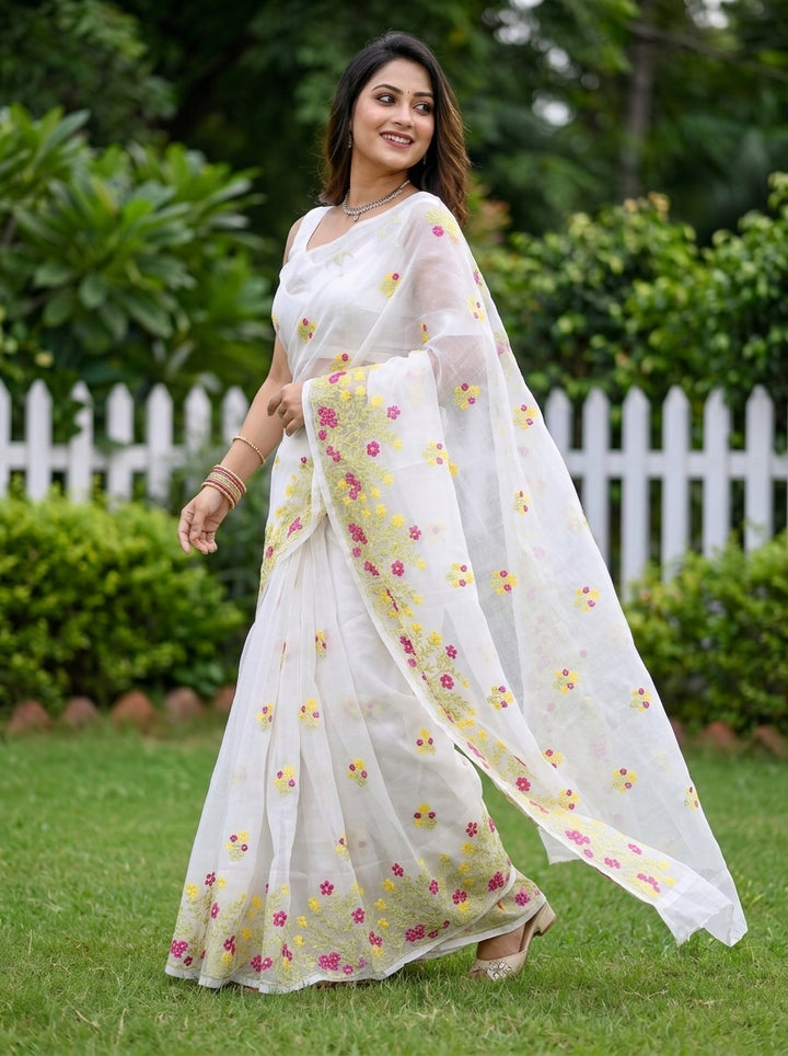 Whispers of Spring Kota Saree