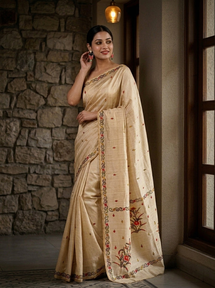 Swarnanjali Semi Tussar Silk Saree 2
