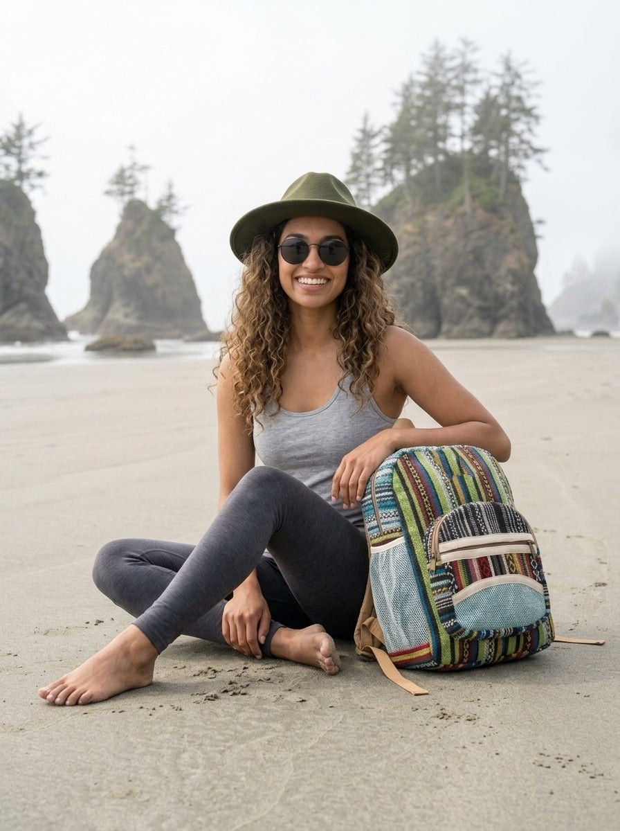 Roam Riot Woven Backpack