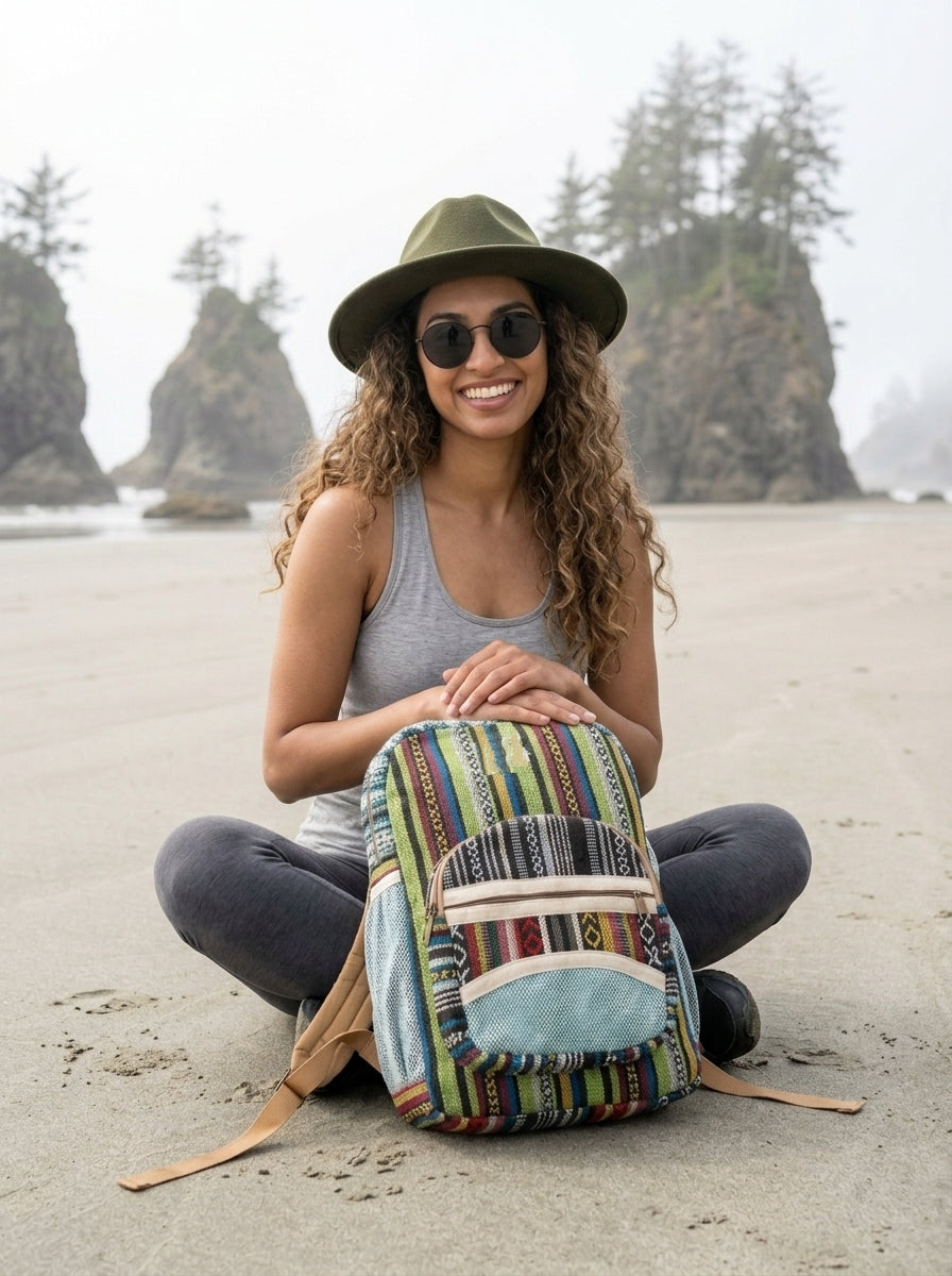 Roam Riot Woven Backpack