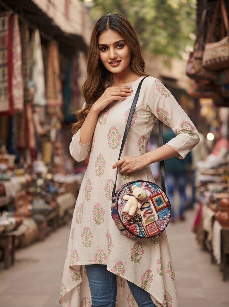 Be My Teddy -  Round Sling Bag