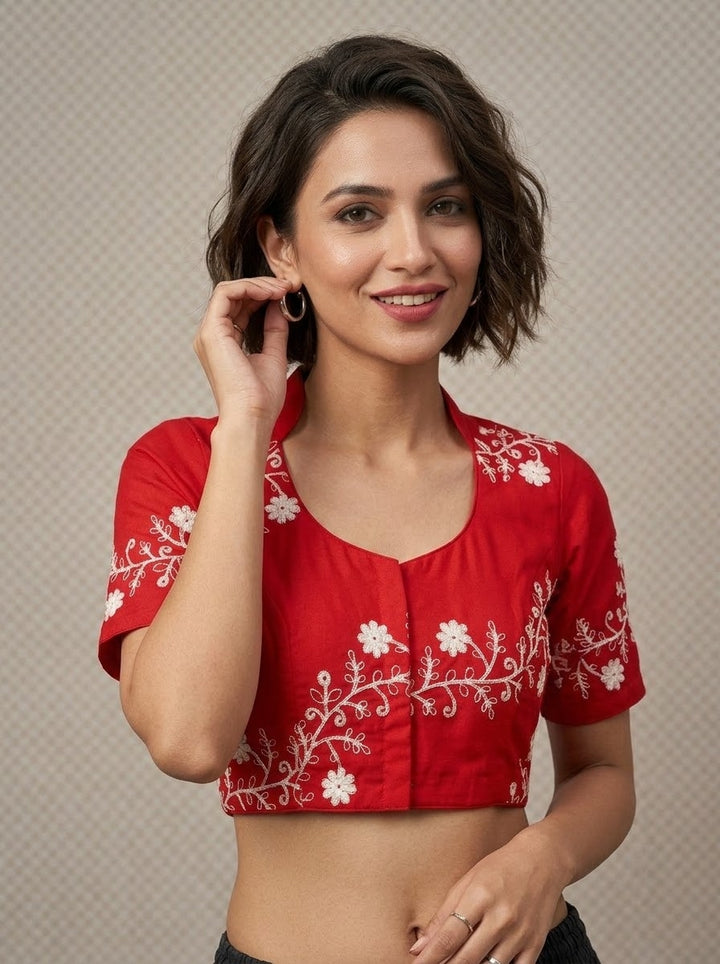 Royal Vine Embroidery - Designer Blouse