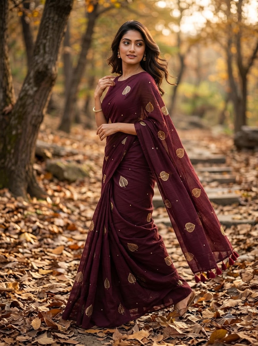 Bosonto Bilash Mul Cotton Saree