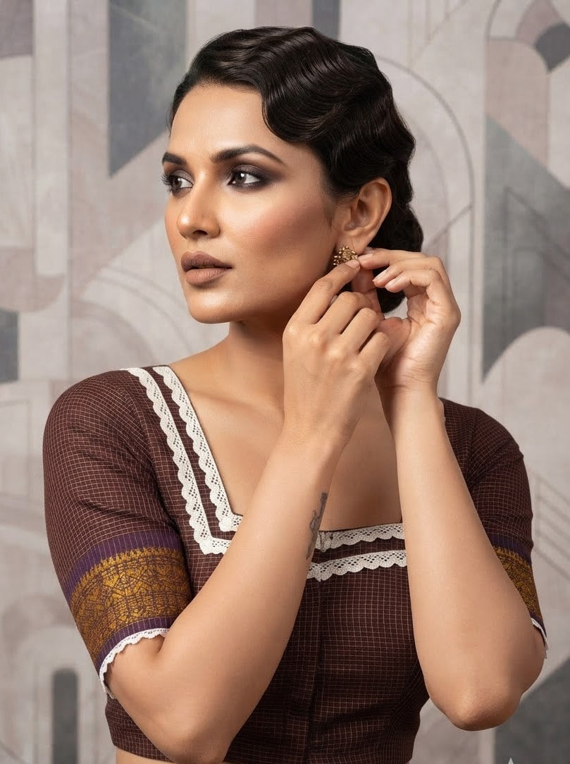 Retro Romance (Designer Cotton Blouse)