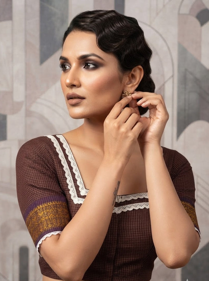 Retro Romance (Designer Cotton Blouse)