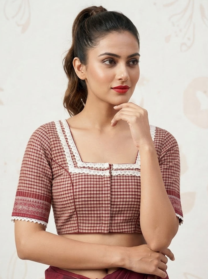 Retro Romance (Designer Cotton Blouse)