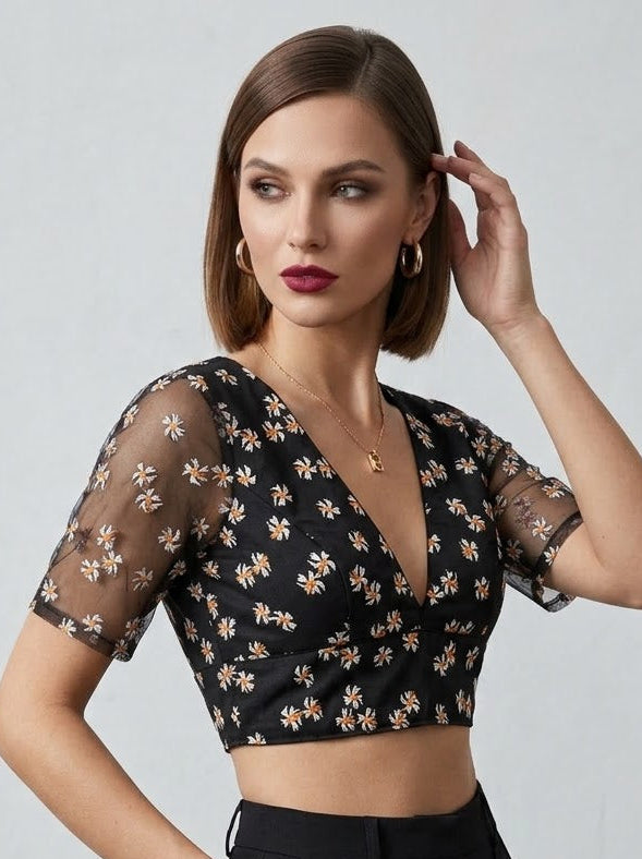 Shiuli Radiance – Designer Organza Blouse