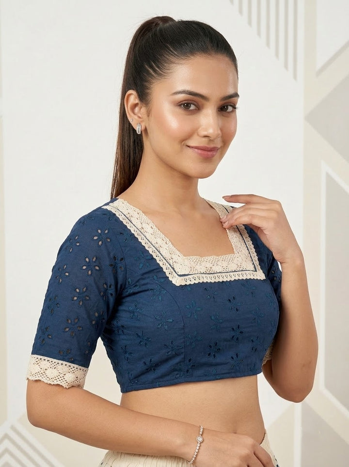 Hakoba Heritage Lace Designer Blouse