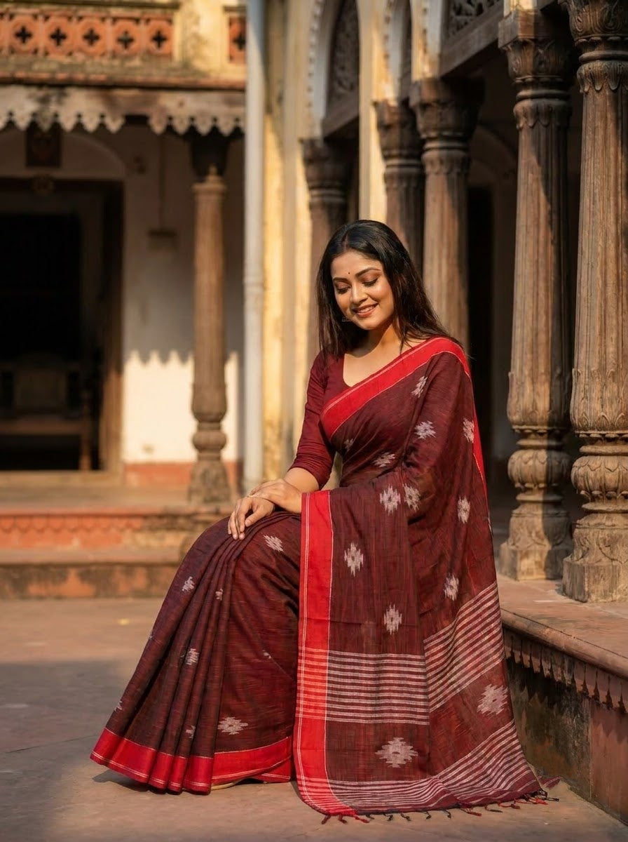khadi reverie  - Cotton Saree