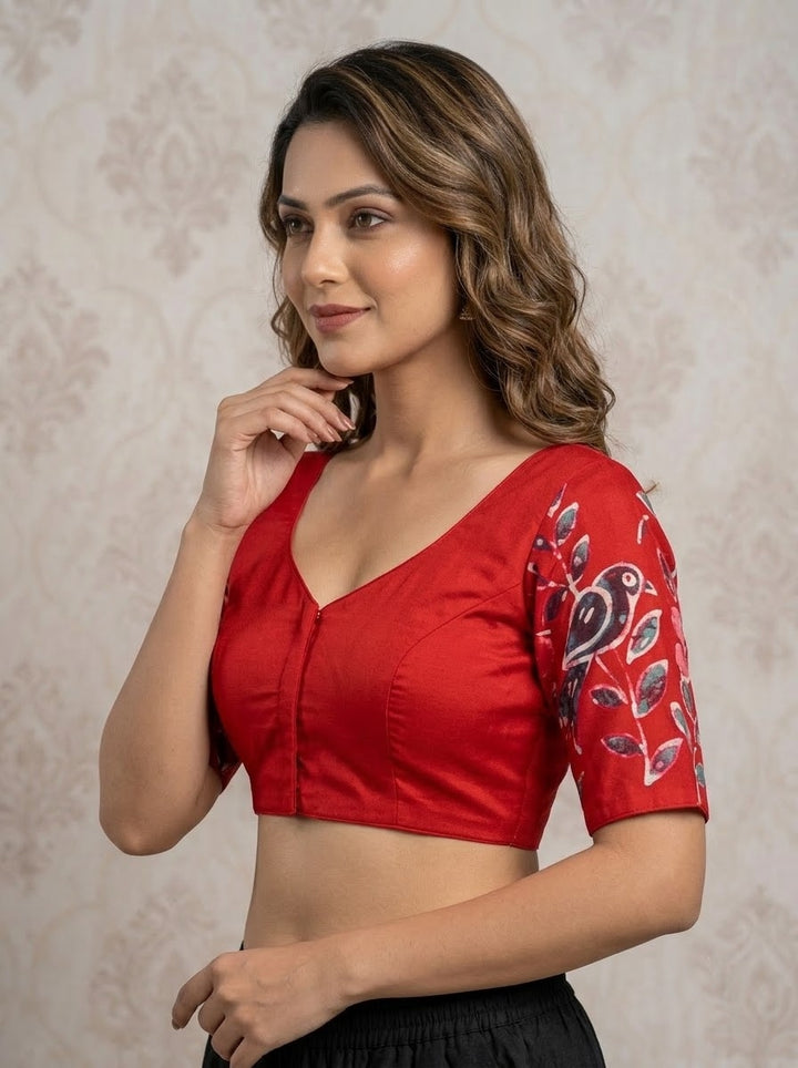 Floral Daydream- Batik Designer Blouse