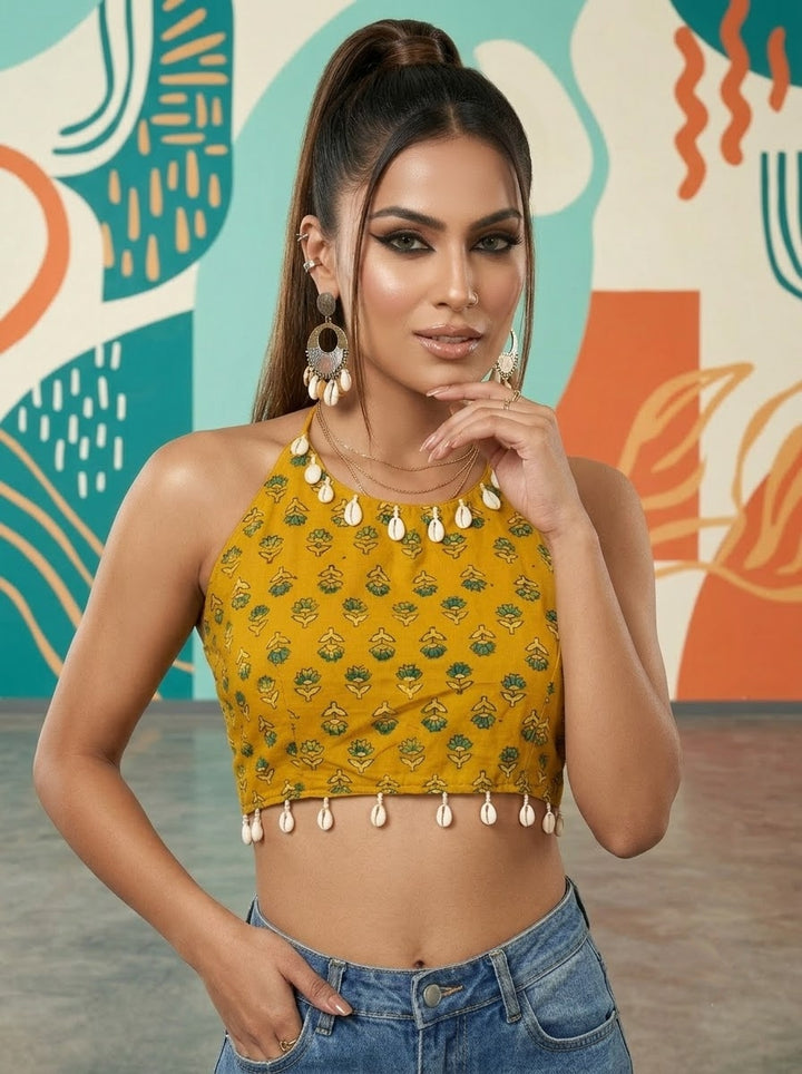 Too Hot to Be Basic – Ajrakh Blouse
