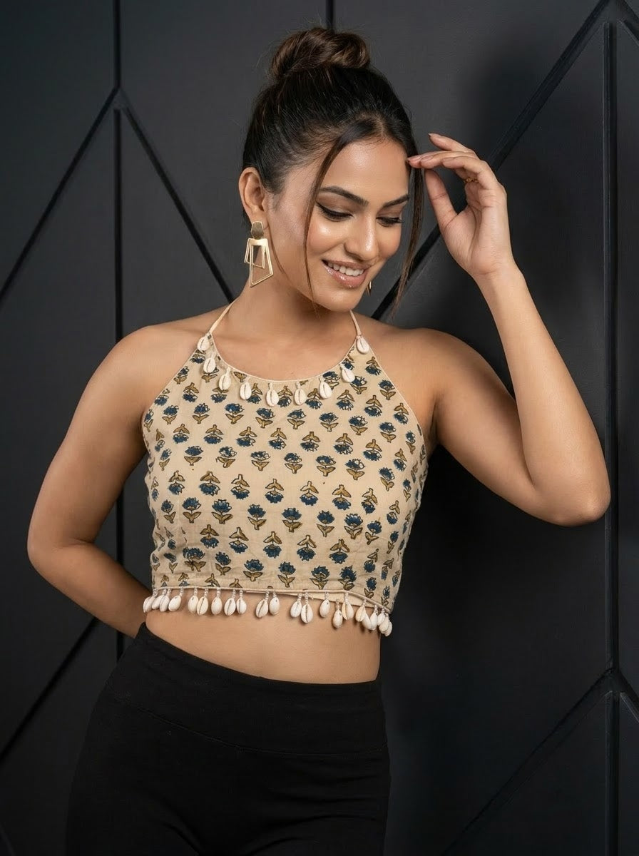 Too Hot to Be Basic – Ajrakh Blouse