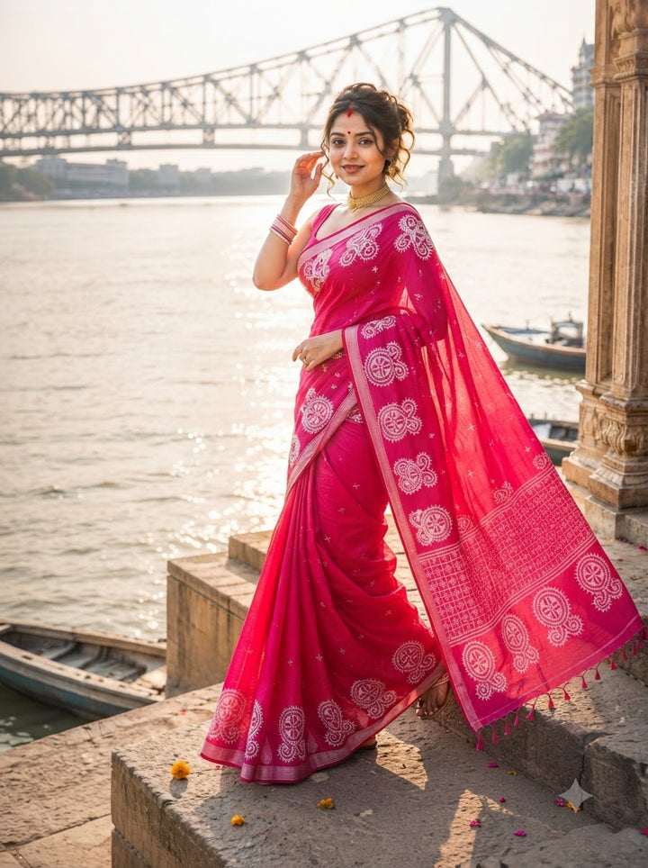 Niharika Khadi Cotton Saree