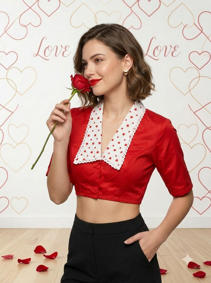Stolen by Lovers – Embroidered Cotton Silk Designer Blouse