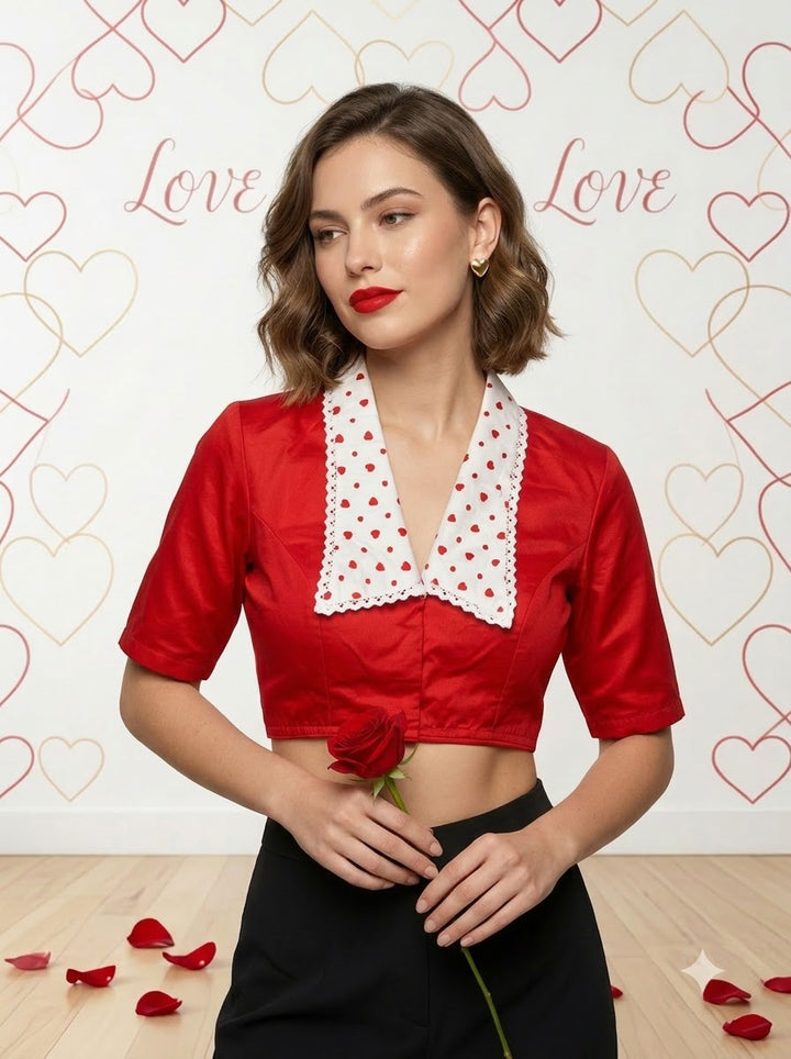 Stolen by Lovers – Embroidered Cotton Silk Designer Blouse