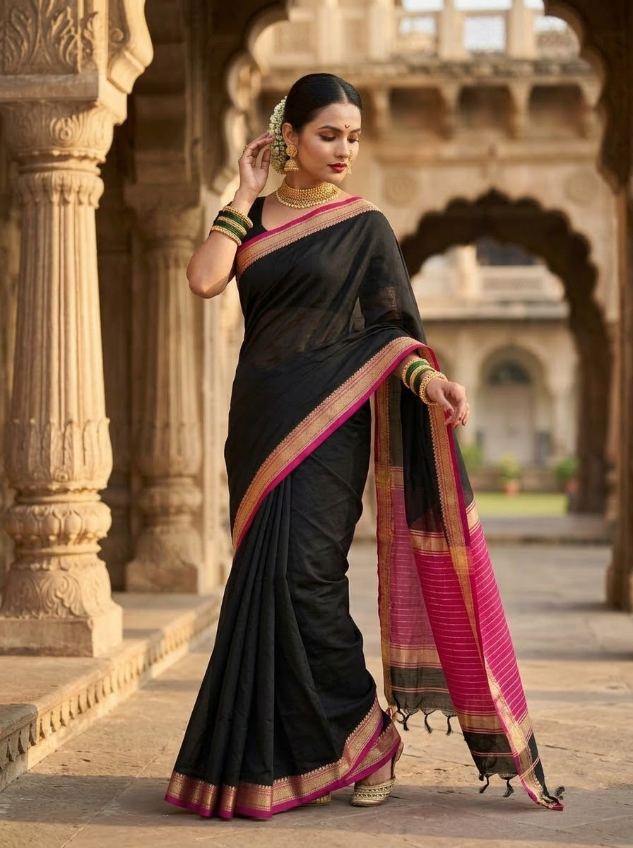 Navi Saaj - Muga Maheswari Cotton Saree