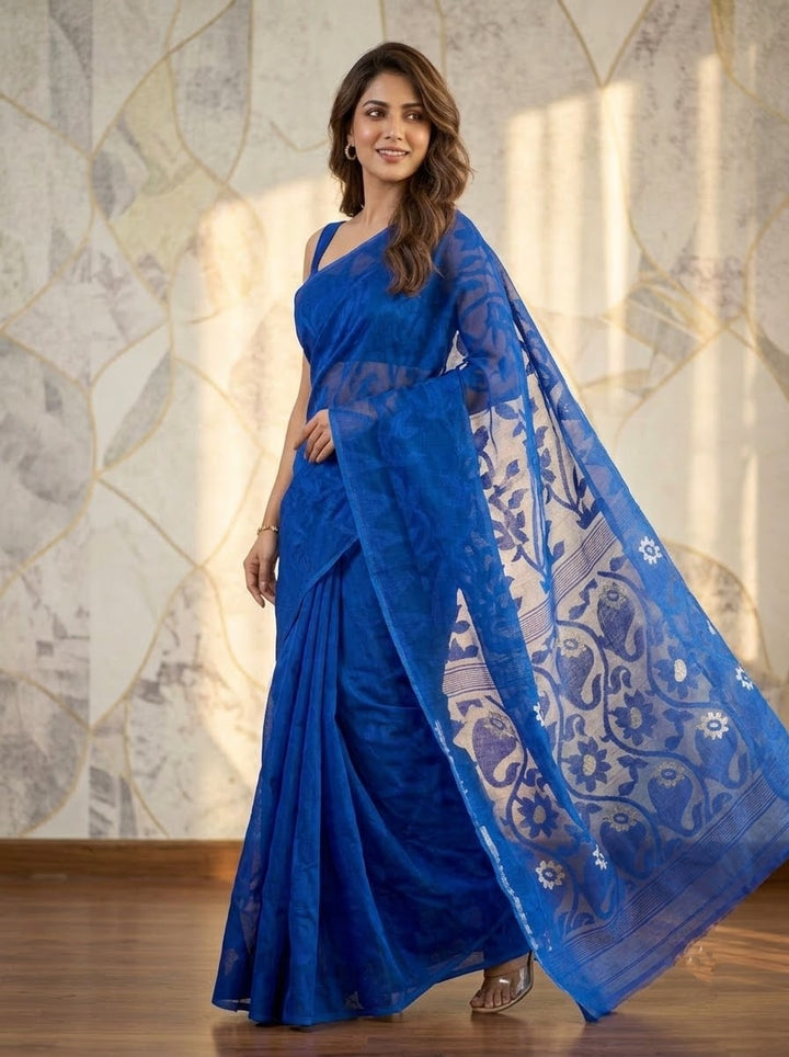 The Perfect Bengal Jamdani Saree