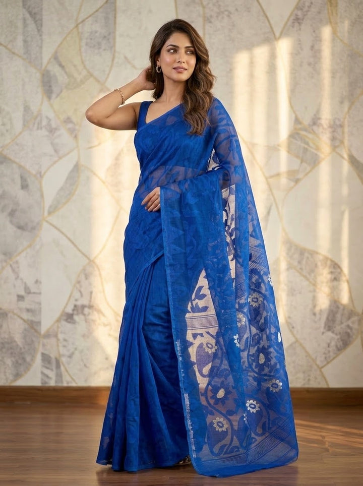 The Perfect Bengal Jamdani Saree