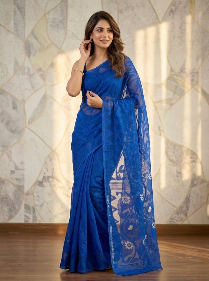 The Perfect Bengal Jamdani Saree