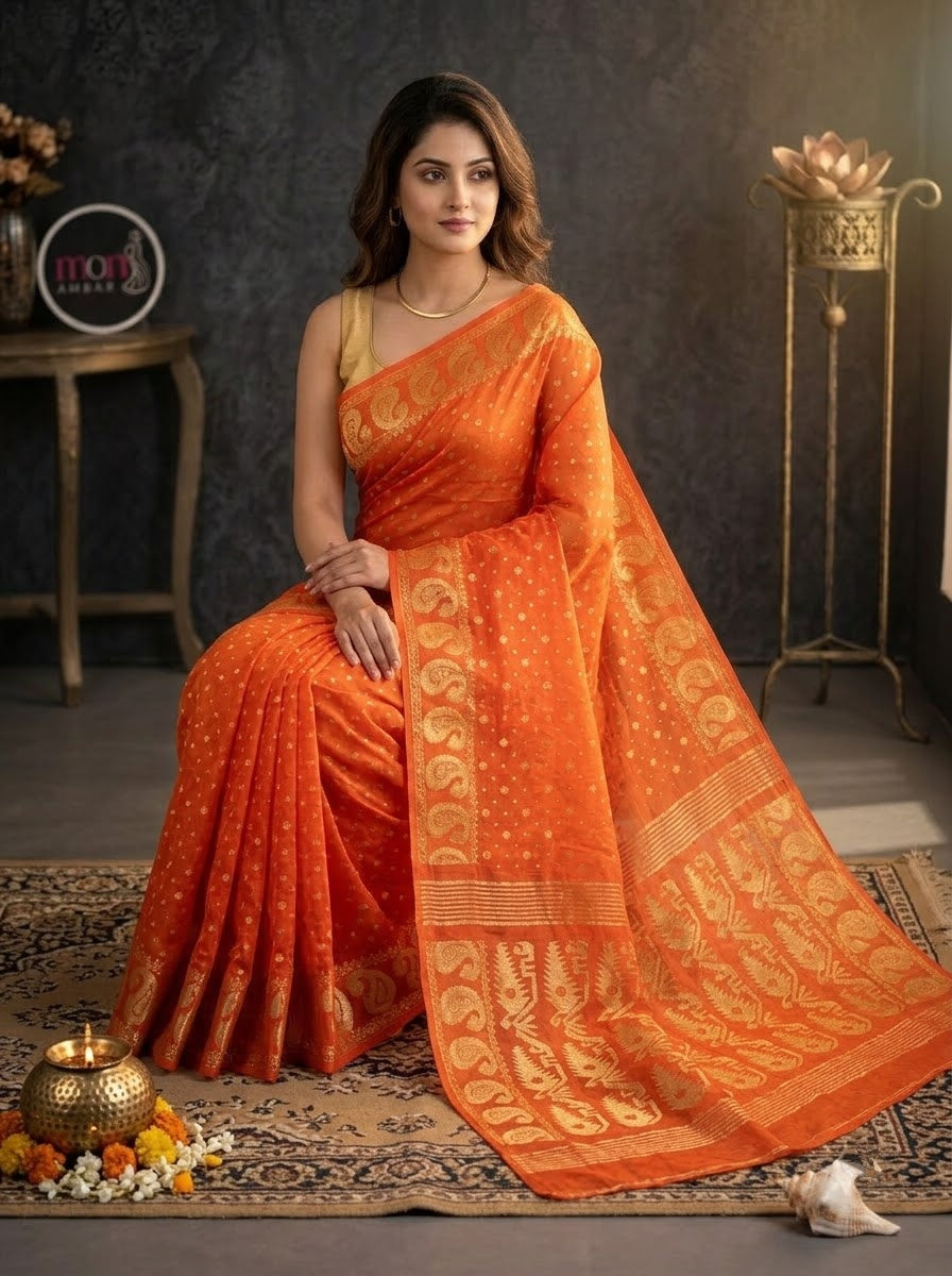 Ruposhi Bangla -Jamdani Saree