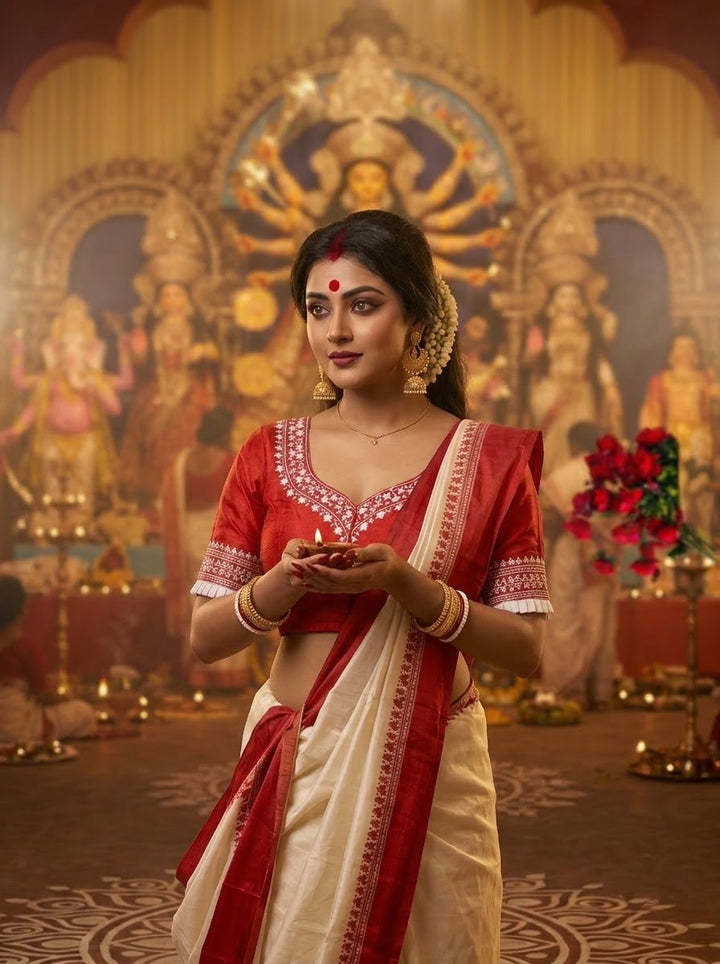 Adya Shakti Vichitra Silk Designer Blouse